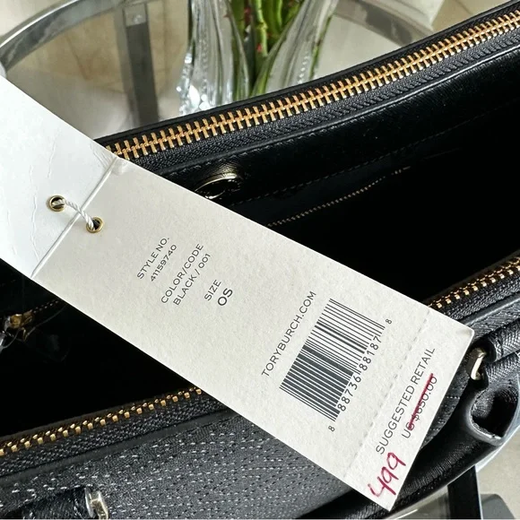 Tory Burch Robinson Perforated Convertible Satchel - Picture 11 of 11